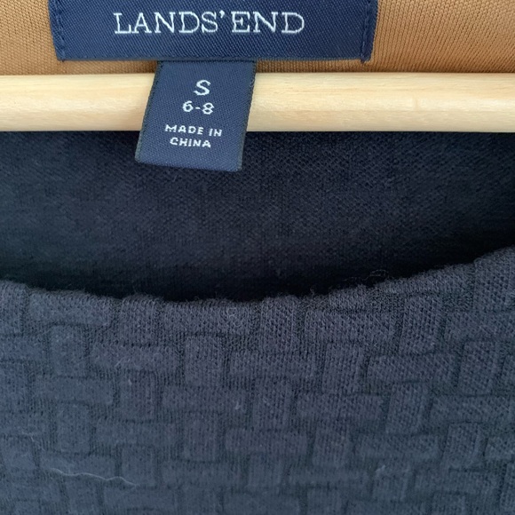 Lands’ End black shift dress. Size small - Picture 3 of 3
